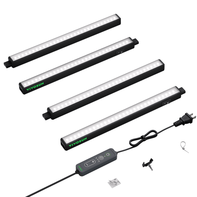 Vivosun 1 ft T5 LED grow light strips, 4-pack