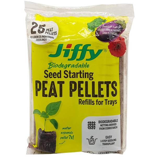 Jiffy Seed Starting Peat Pellet 42MM - 25ct