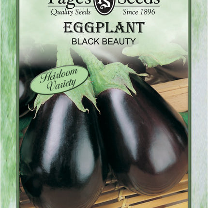 Page's Organic Seeds - Eggplant (Black Beauty)
