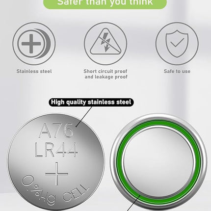 LR44 Watch Battery - Replacement for PH-80S PH Pen