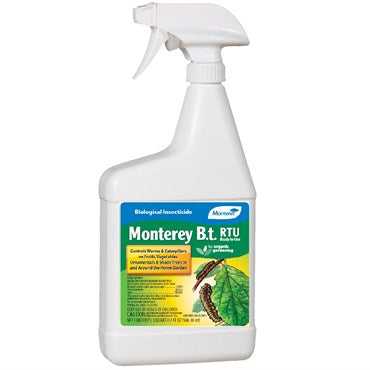 Monterey B.T. Insecticide - 32oz - Ready-to-Use - Trigger Spray - OMRI Listed