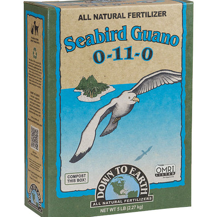 Down To Earth Seabird Guano - 5LB