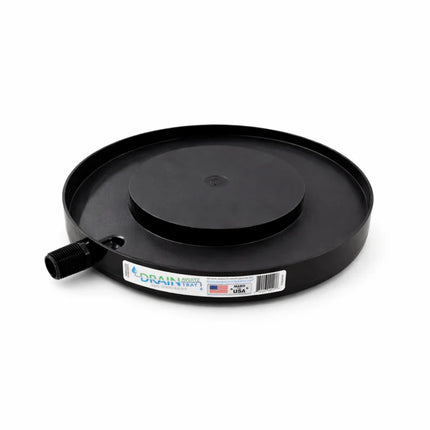 Black Drain Away Tray - 12"