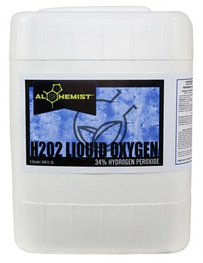 Alchemist™ Liquid Oxygen H₂O₂ 34% Hydrogen Peroxide - 5gal