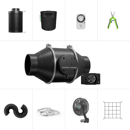 Mars Hydro iFresh 4-inch complete fan kit