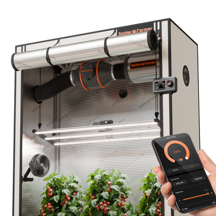 Spider Farmer G4500 grow tent kit with Pro white tent