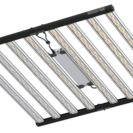 HortiBloom Mega Optic 1000W LED grow light, angled view
