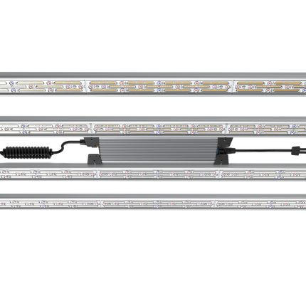 HortiBloom Mega Optic 500W LED grow light, side view