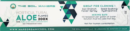 The Soil Makers Horticultural Aloe Vera Gel Flakes 200x - 4OZ