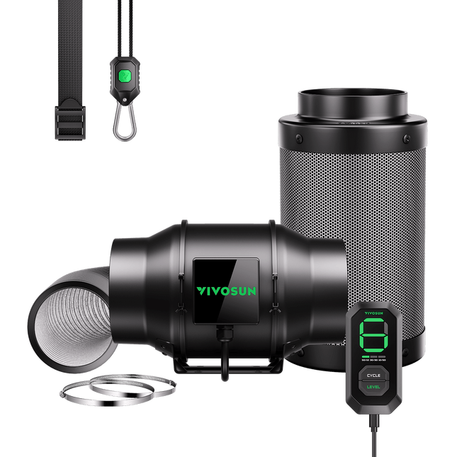 Vivosun AeroZesh G6 6-inch fan and carbon filter kit