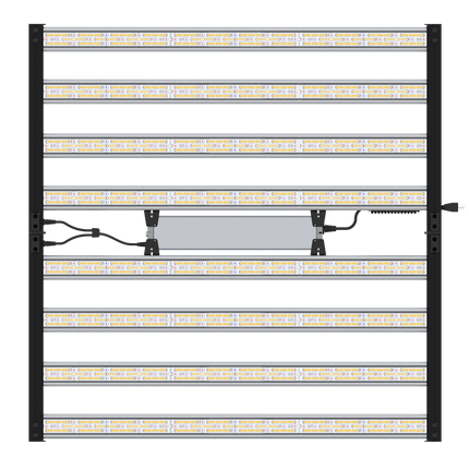HortiBloom Mega Optic 1000W LED grow light, side view