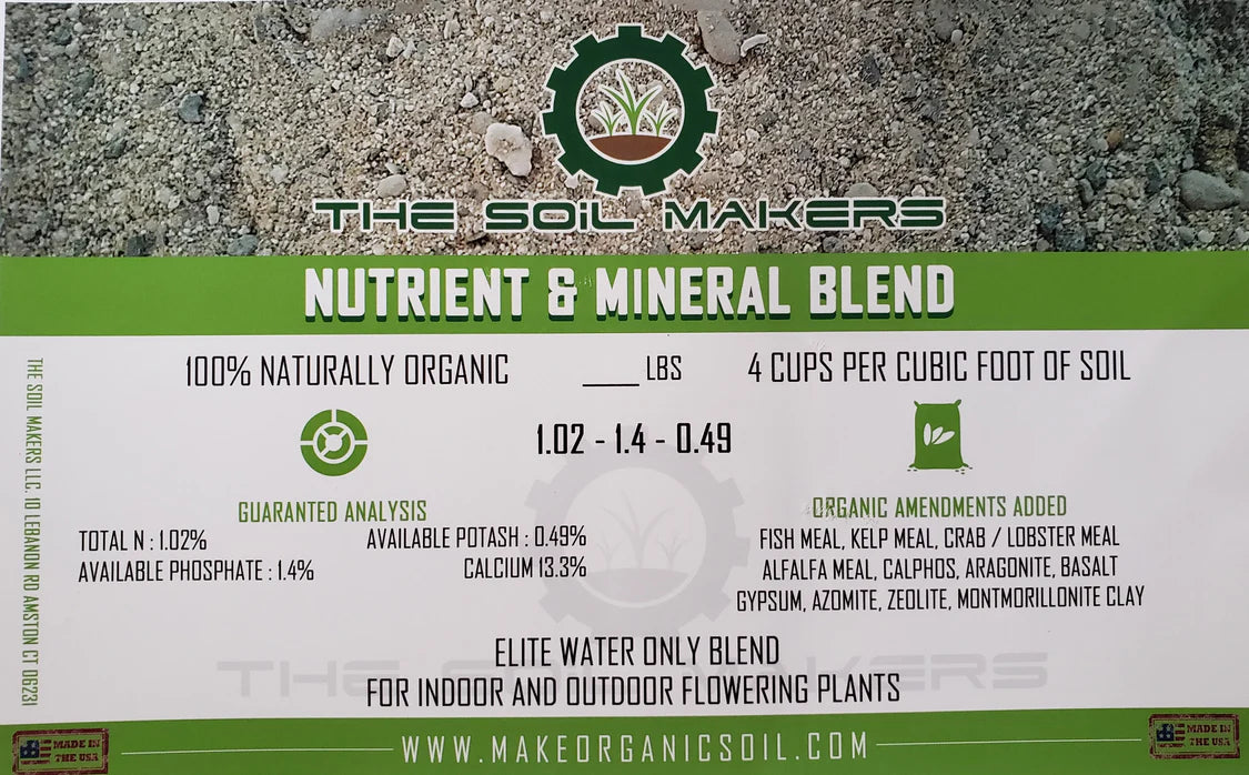 The Soil Makers Nutrient & Mineral Blend - 9LB