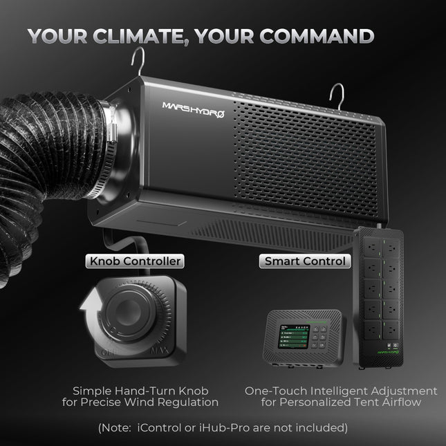 Mars Hydro iFresh Airone6 2-in-1 inline fan with carbon filter