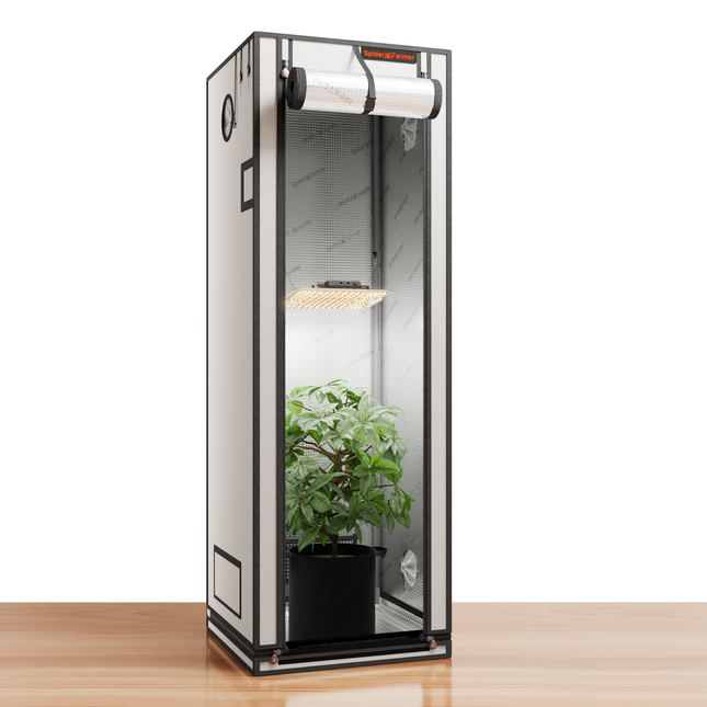 Spider Farmer SF1000 LED and 2x2 Pro white grow tent kit