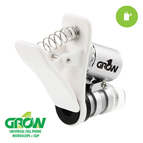 GROW1 Cell Phone Microscope & Clip - 60x