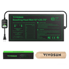 Vivosun seedling heat mat with dual digital display thermostat
