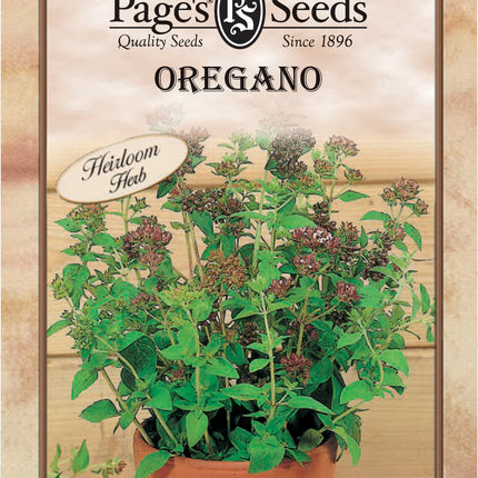 Page's Organic Seeds - Oregano