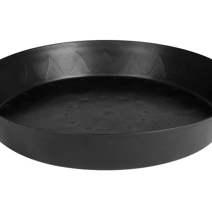 Gro Pro® Heavy-Duty Plastic Saucer - 20in - Black - Tall Sides