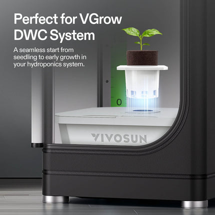 Vivosun seed rooter in VGrow DWC basket