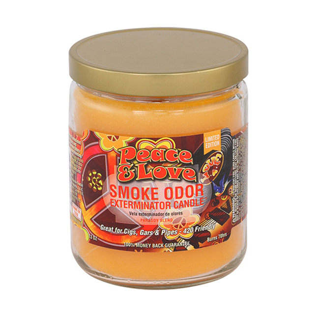Smoke Odor Candle - Peace & Love