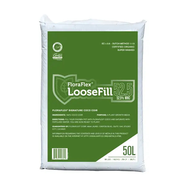 FloraFlex Loosefill Coco 52.5% WHC (50L) Bag