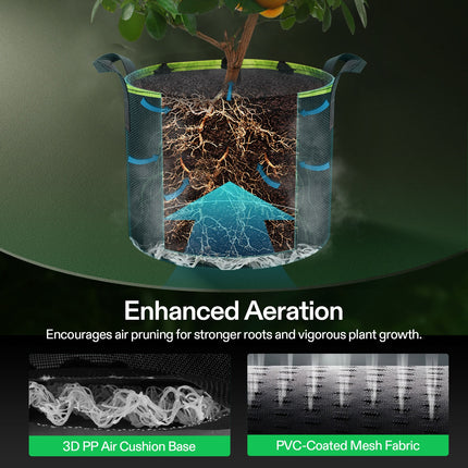 Vivosun AeroBase grow bag PVC coated mesh