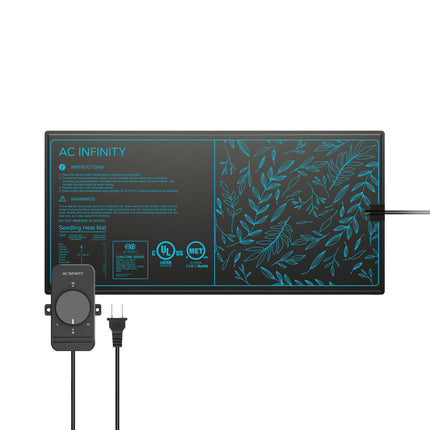 AC Infinity SUNCORE S3 Seedling Heat Mat w Controller - 10" x 20.75"