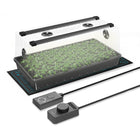 AC Infinity Heavy Duty Humidity Dome with Height Extension, Seedling Mat, LED Grow Light Bars, 6x12 Cell Tray