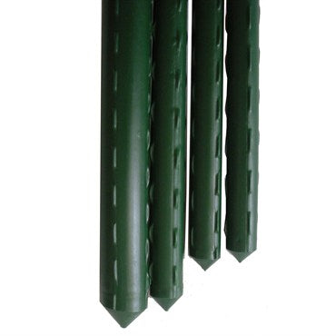 Gardener Select Standard-Duty Vinyl Steel Stake - 5ft - Green - 10mm Diam (SINGLE)