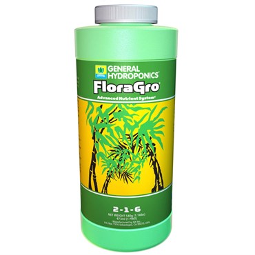 General Hydroponics FloraGro® 2-1-6 - 16oz (CLEARANCE)