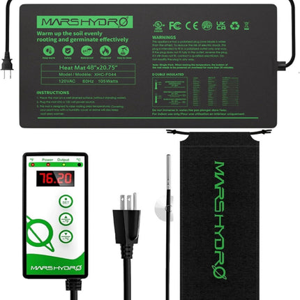 Mars Hydro 48 x 20.75 inch seedling heat mat with digital thermostat