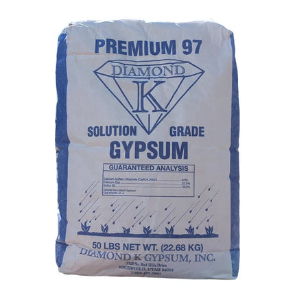 Bulk Diamond K Gypsum - Solution Grade - 50LB