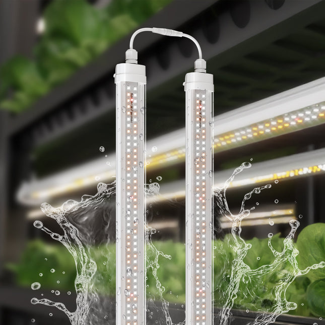 Spider Farmer® Glow80 (80W) LED Grow Light Bars - Full Spectrum, IP65 Waterproof, Linkable Lamps for Indoor Plants, Succulents, Cloning, Veg & Bloom