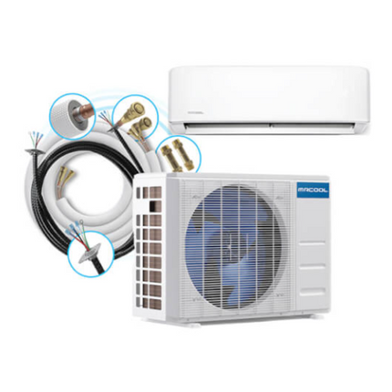 Mr Cool DIY 4th Generation E Star 18k BTU Ductless Mini-Split Heat Pump Complete System 208-230V/60Hz