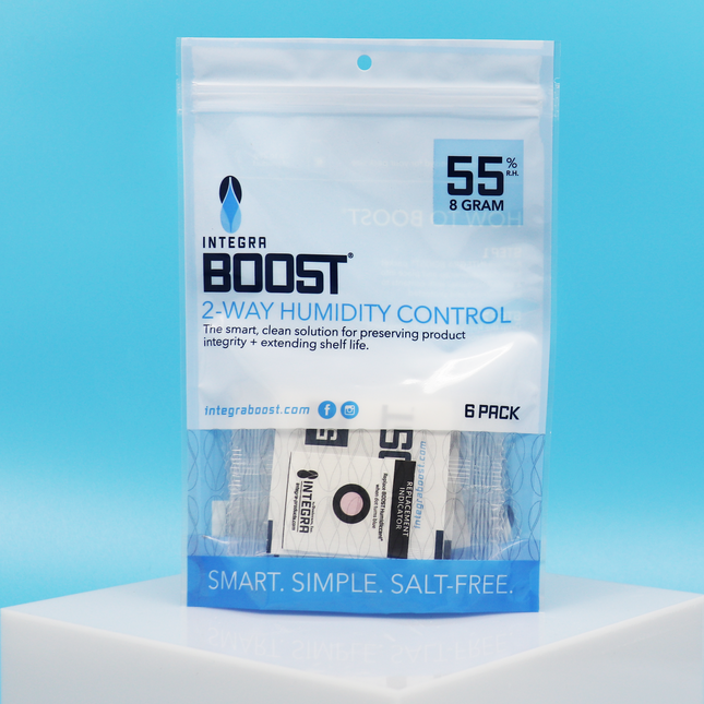 Integra Boost 8g 55% two-way humidity pack