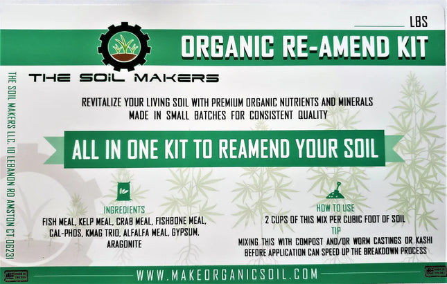 The Soil Makers Soil Re-Amend Kit - 9LB