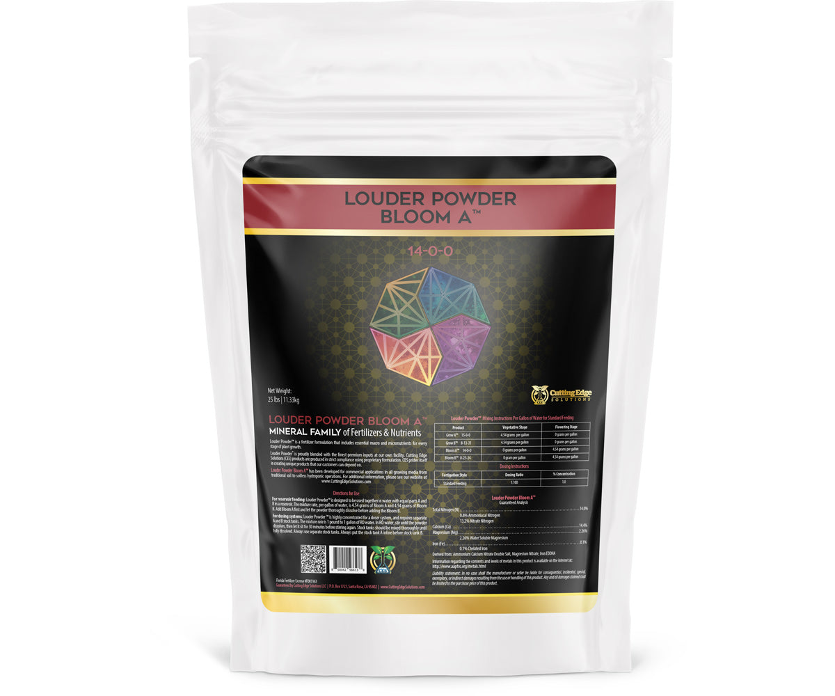 Cutting Edge Solutions Louder Powder Bloom A (14-0-0), 25 lb Bag