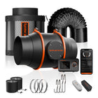Spider Farmer 6-inch inline fan kit with GGS controller and carbon filter