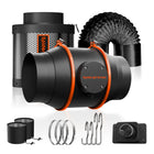 Spider Farmer 6-inch inline fan kit with carbon filter and speed controller