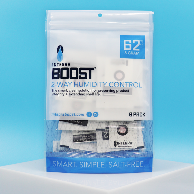 Integra Boost 8g 62% two-way humidity pack