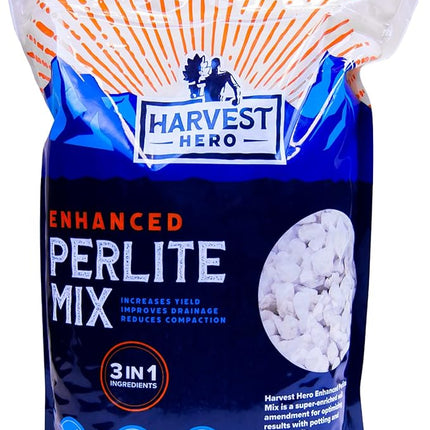 Harvest Hero 3-in-1 Enhanced Perlite Mix - 8QT