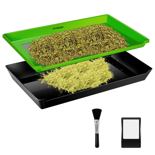 Vivosun 2-in-1 trimming tray 20 x 13 inch, green