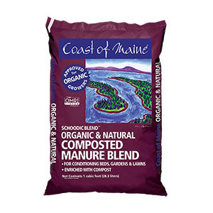 Coast of Maine Cow Manure Compost Schoodic Blend 1 CUFT