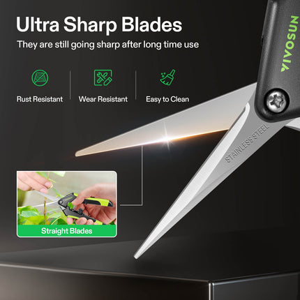 Vivosun pruning snips stainless micro tips