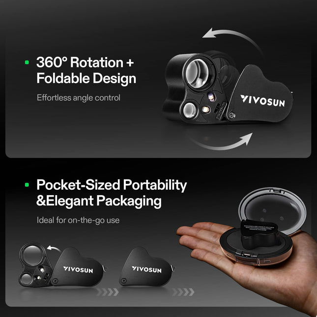 Vivosun loupe foldable design