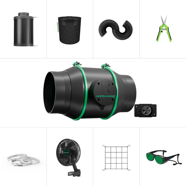Mars Hydro iFresh 6-inch complete fan kit