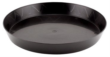 Gro Pro® Heavy-Duty Plastic Saucer - 10in - Black