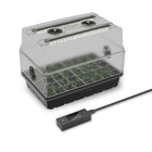 AC Infinity Heavy Duty Humidity Dome with Height Extension, Germination Kit with LED Grow Light Bars, 5x8 Cell Tray