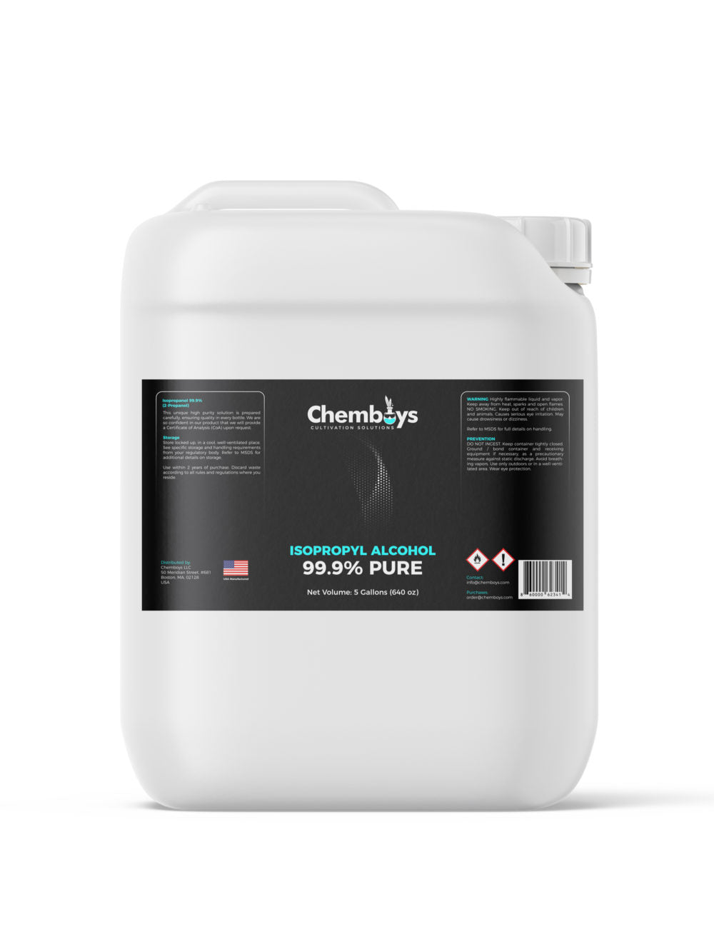 Chemboys Isopropyl Alcohol 99.9% - 5 Gallon