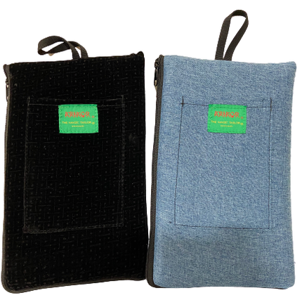 KRIKOR 10" PADDED POUCH - BLACK
